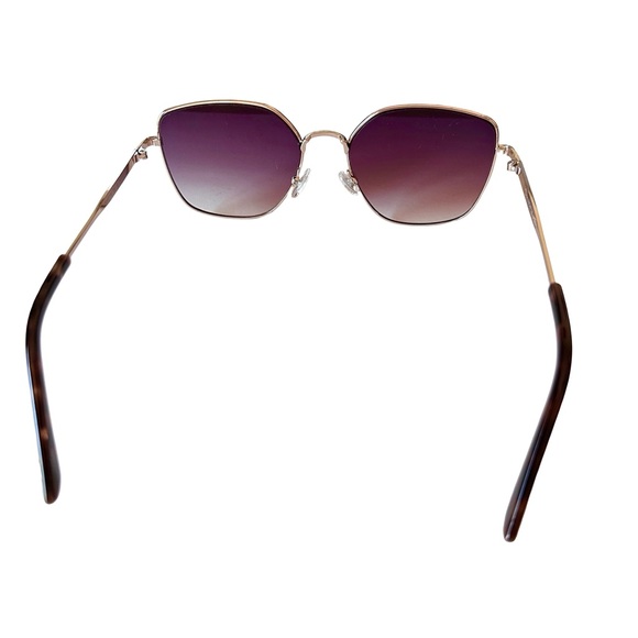 ✂️ SPRING SWEEP SALE OSCAR DE LA RENTA Sunglasses Purple Lens Gold Frame - Picture 5 of 8